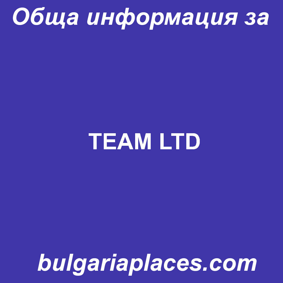 TEAM LTD