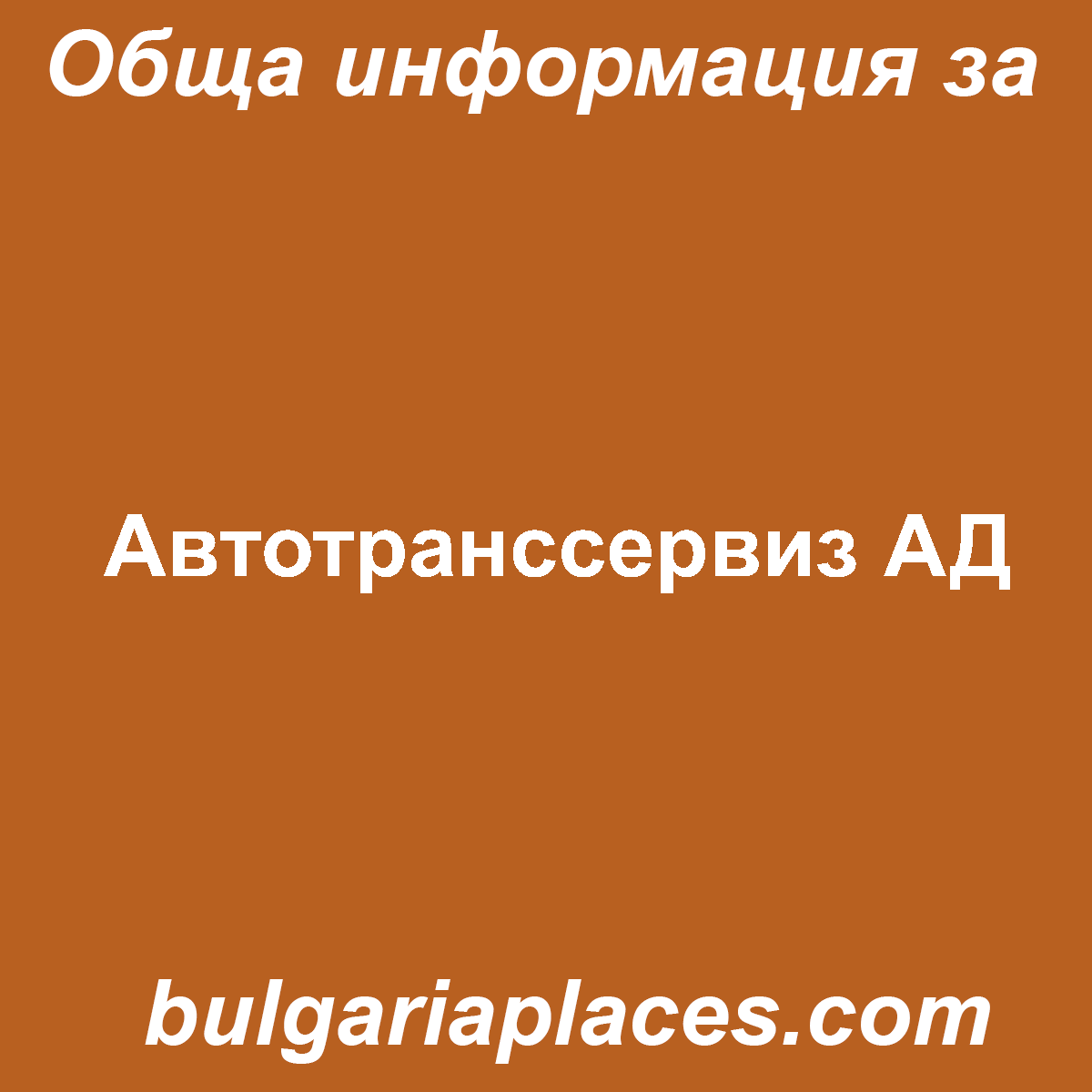 Автотранссервиз АД