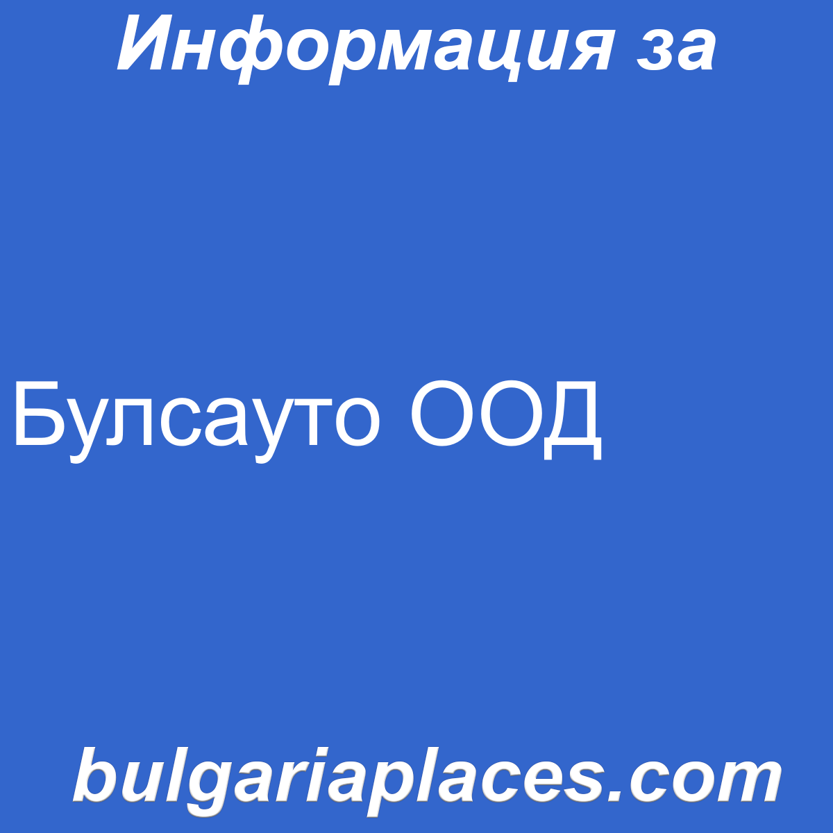 Булсауто ООД