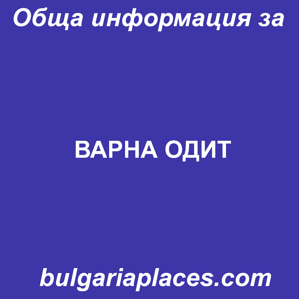 ВАРНА ОДИТ