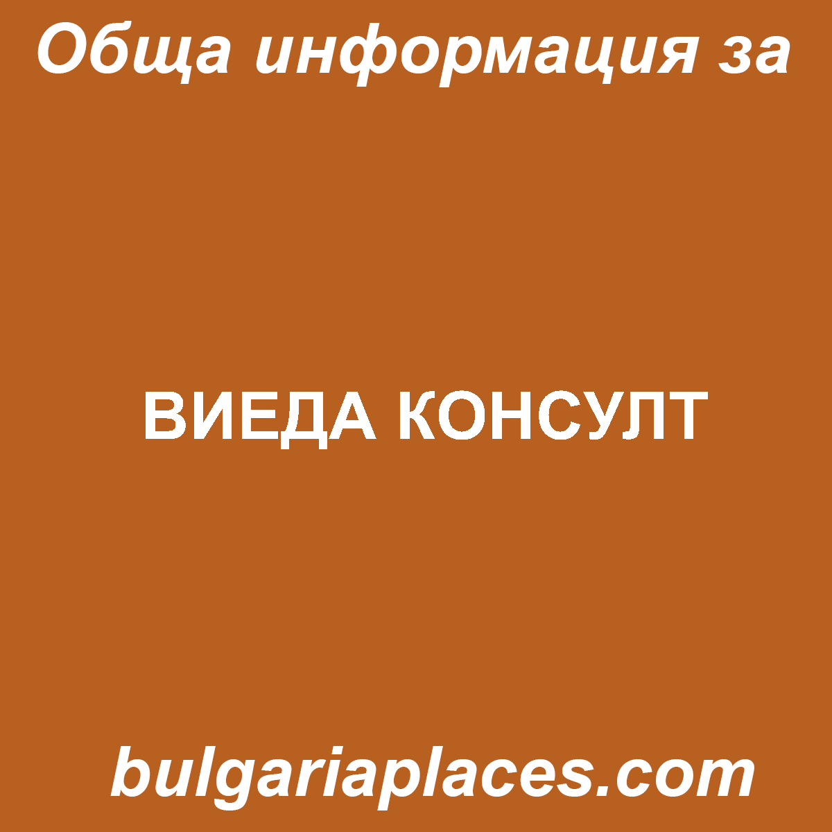 ВИЕДА КОНСУЛТ
