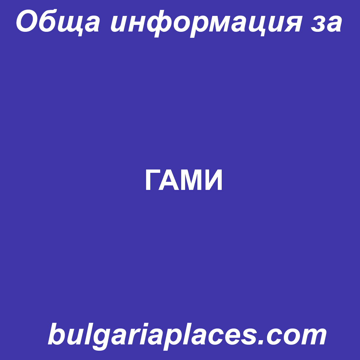 ГАМИ