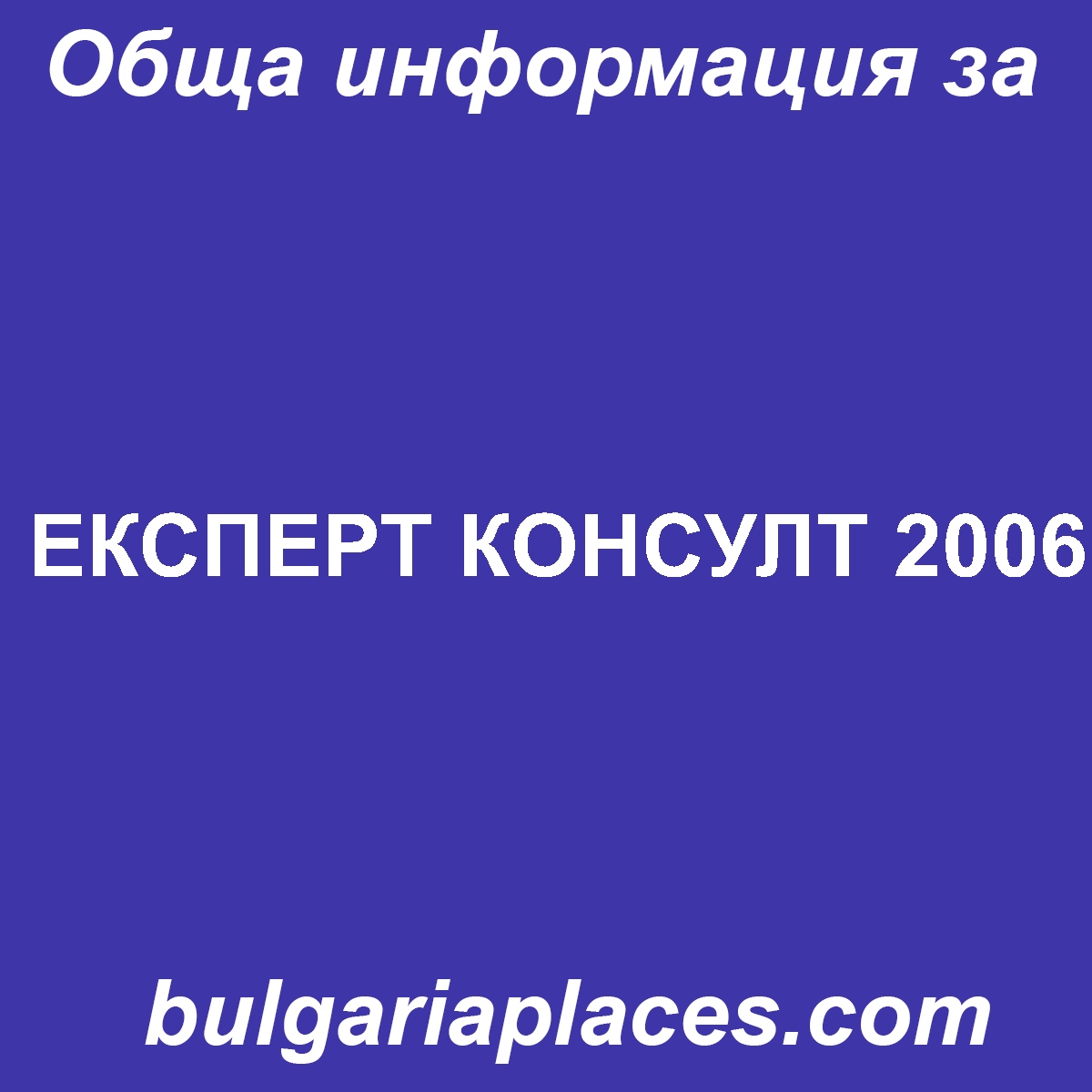 ЕКСПЕРТ КОНСУЛТ 2006