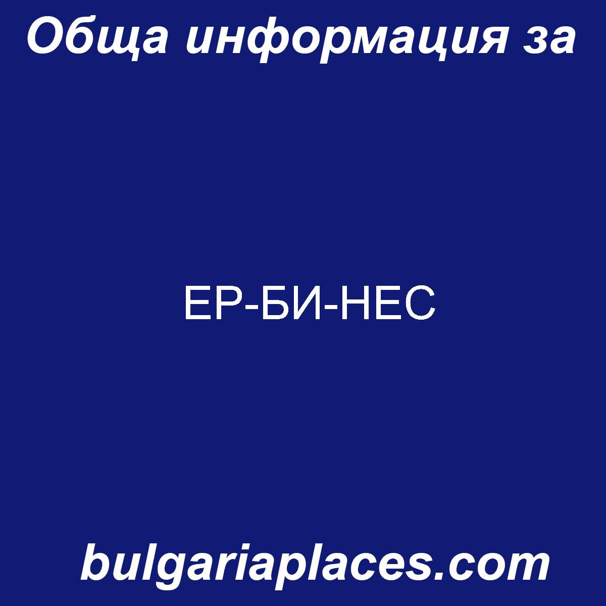 ЕР-БИ-НЕС