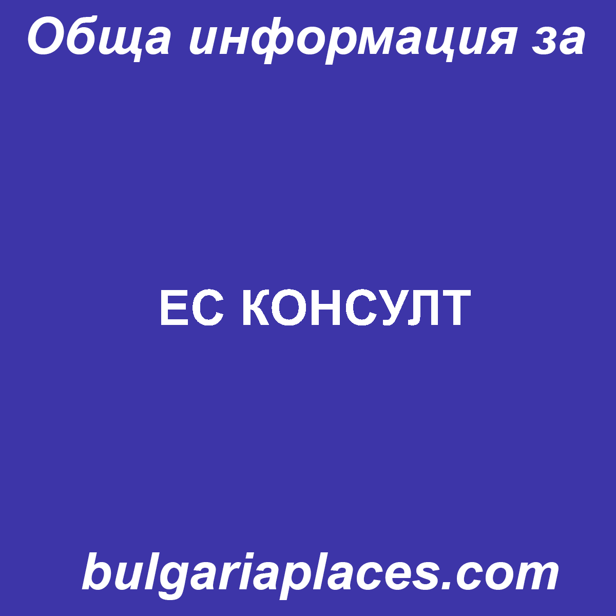 ЕС КОНСУЛТ