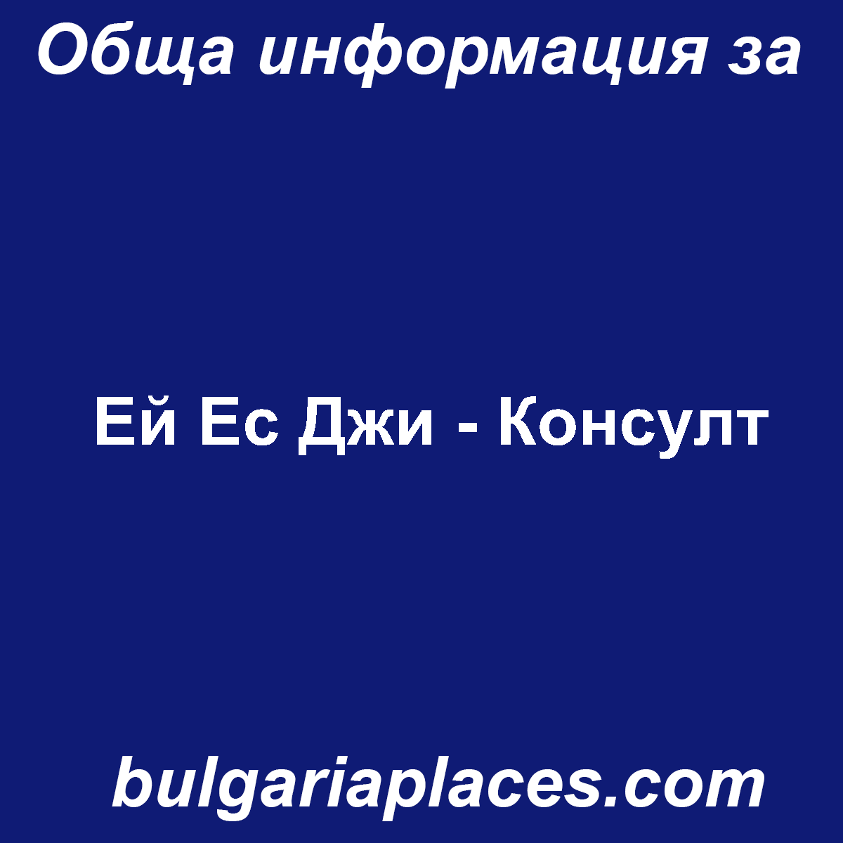 Ей Ес Джи – Консулт