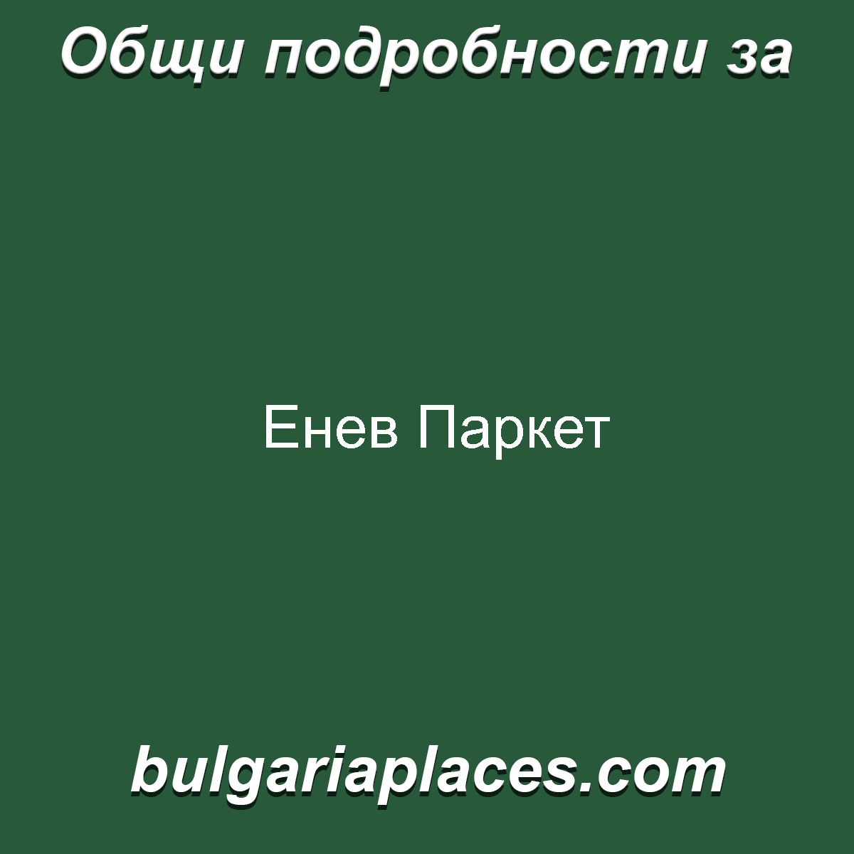 Енев Паркет