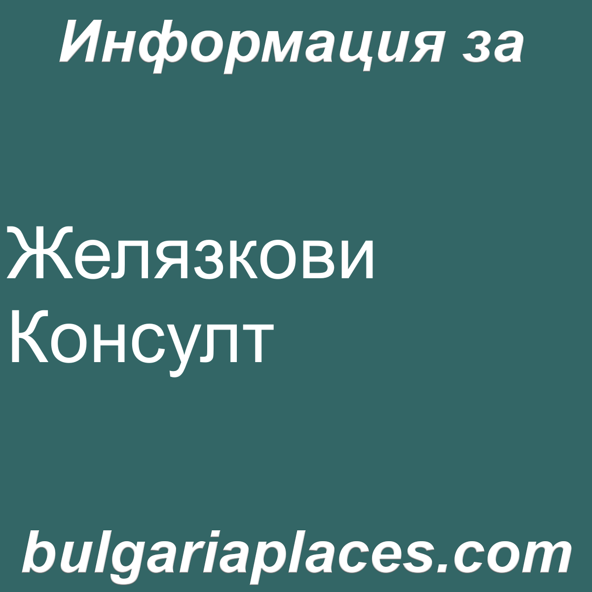 Желязкови Консулт