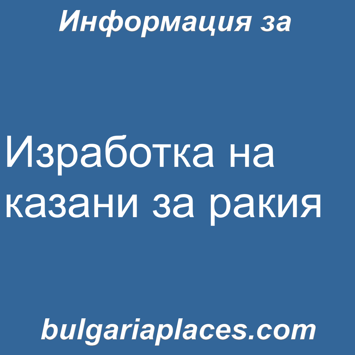 Изработка на казани за ракия