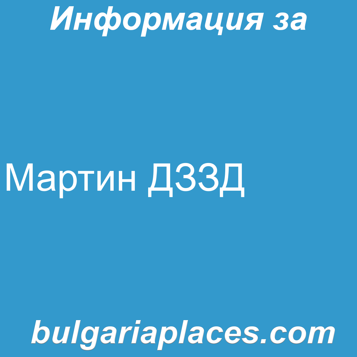 Мартин ДЗЗД