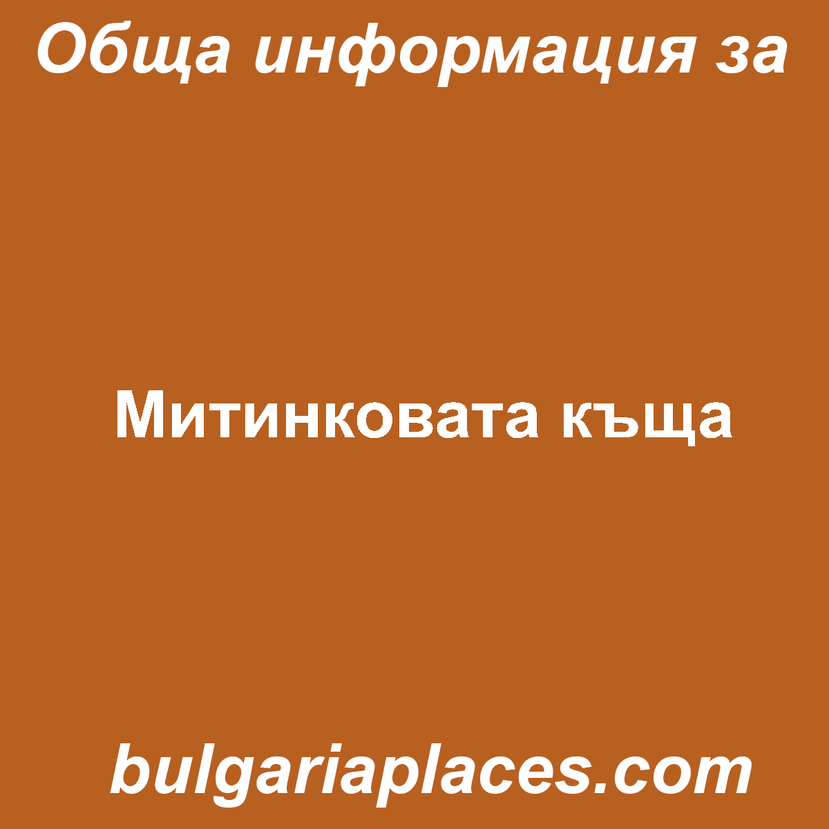 Митинковата къща