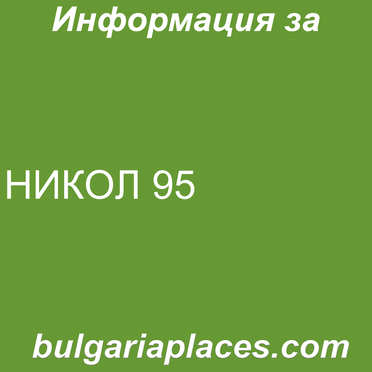 НИКОЛ 95