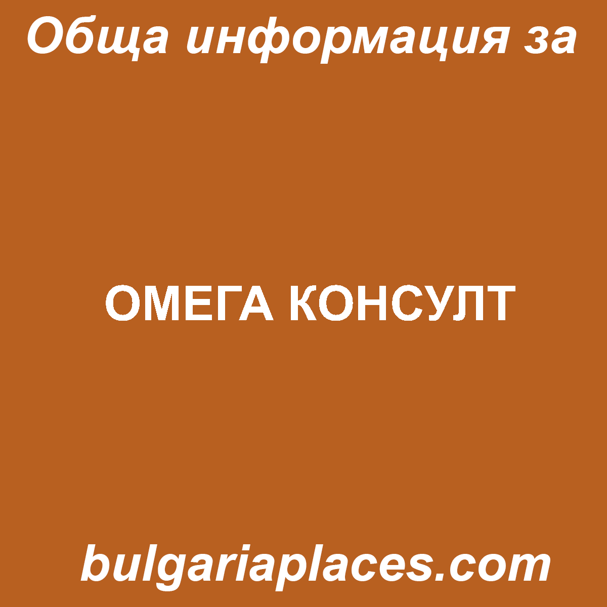 ОМЕГА КОНСУЛТ