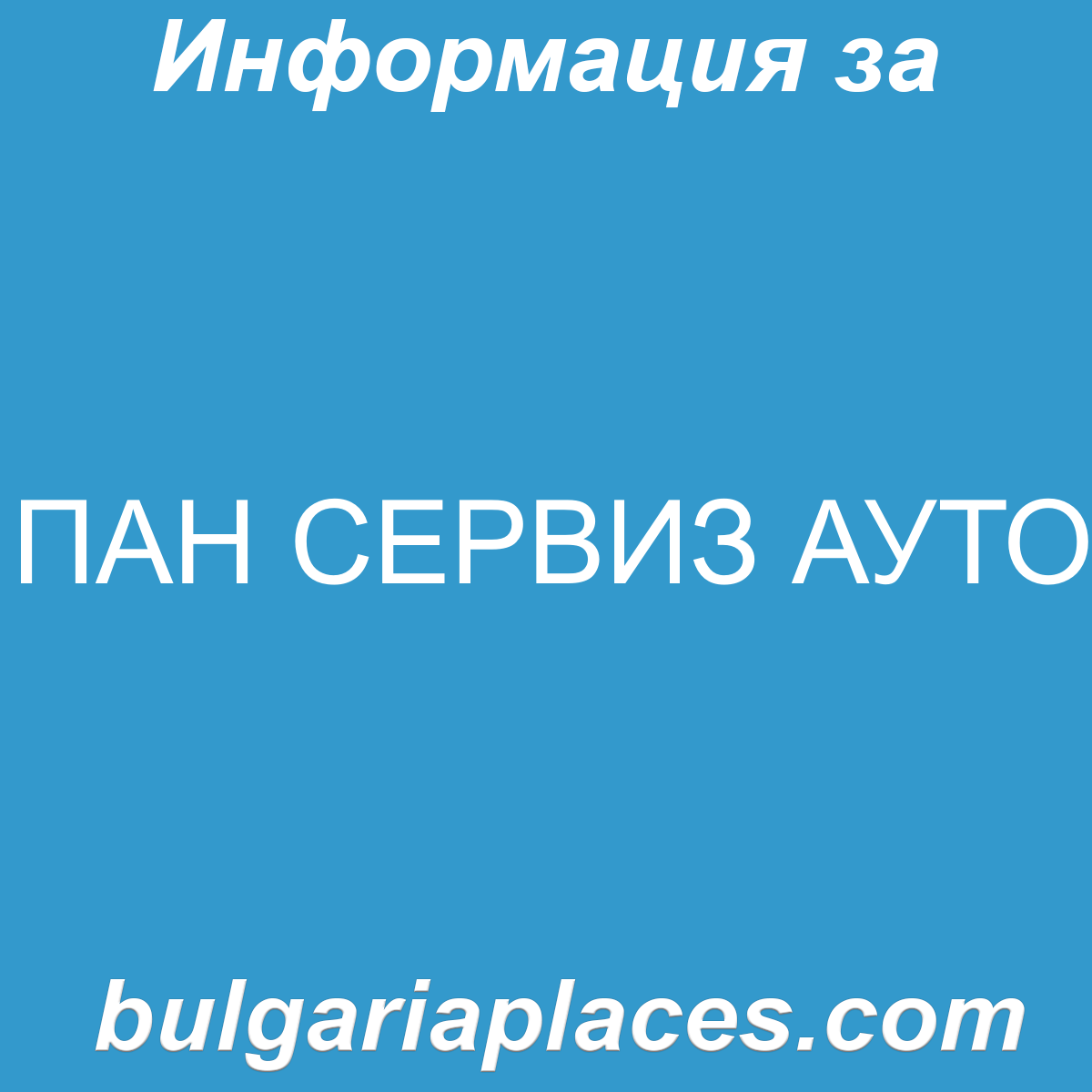 ПАН СЕРВИЗ АУТО