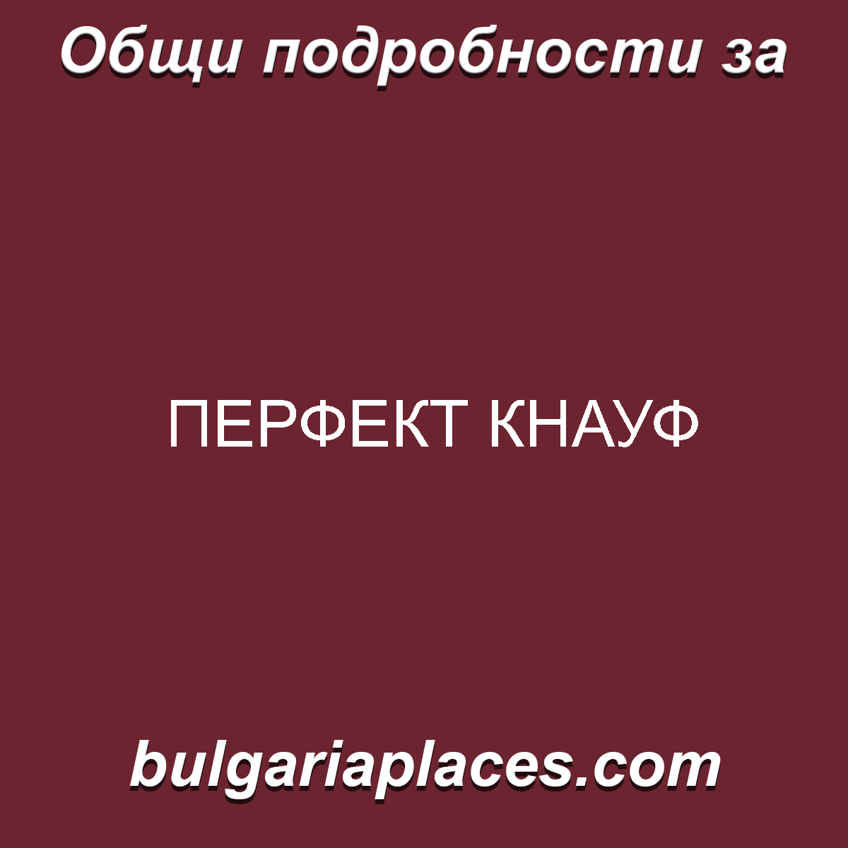 ПЕРФЕКТ КНАУФ