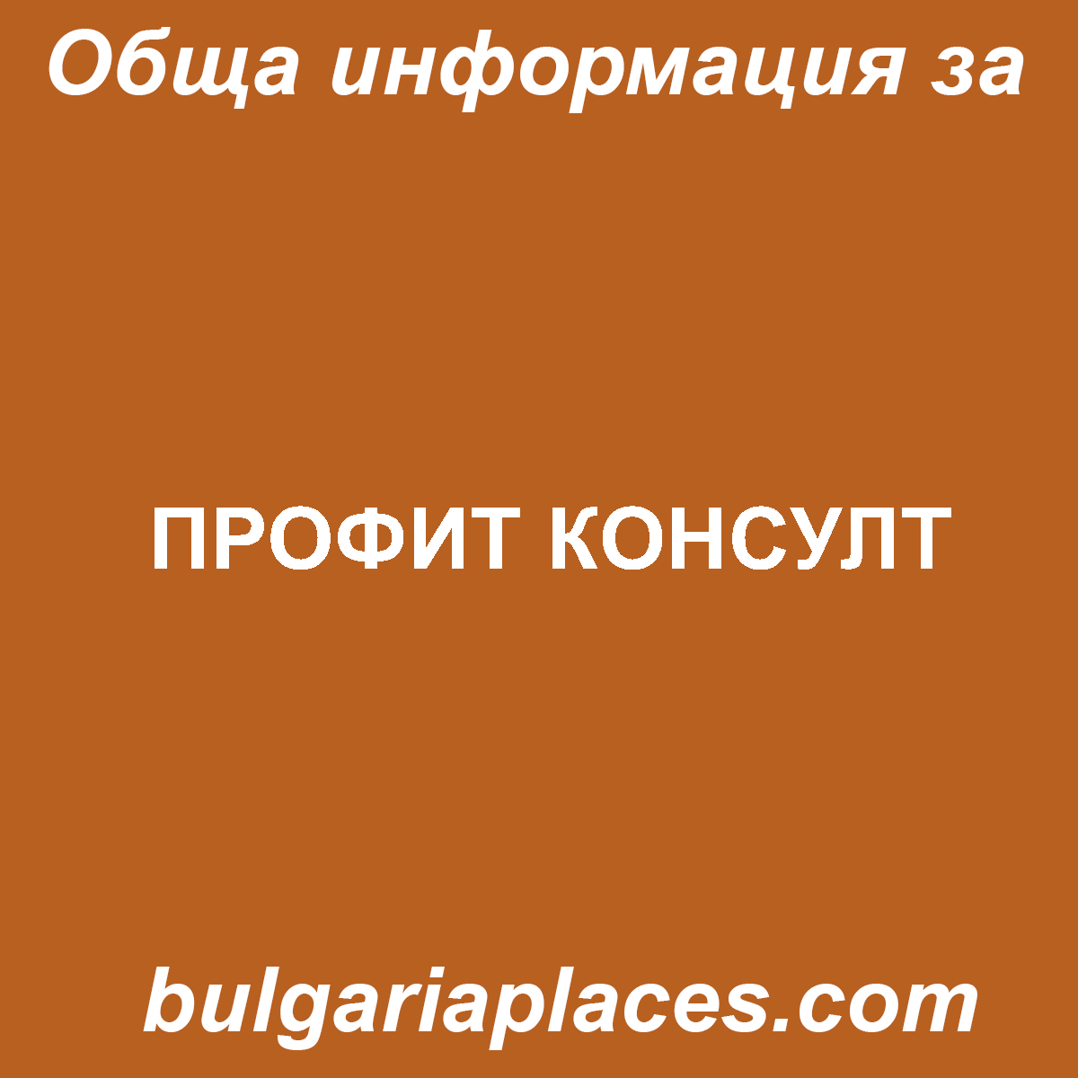 ПРОФИТ КОНСУЛТ