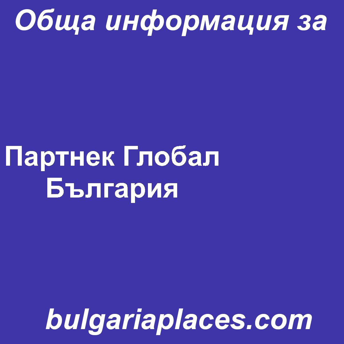 Партнек Глобал България