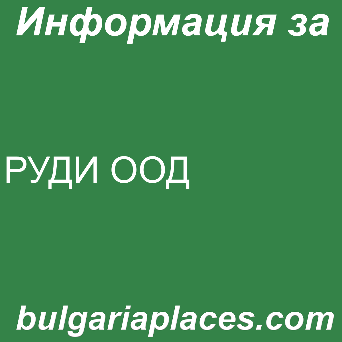 РУДИ ООД