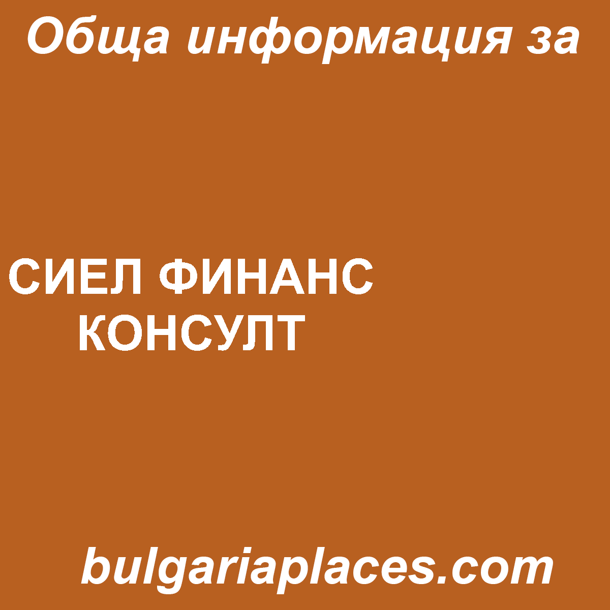 СИЕЛ ФИНАНС КОНСУЛТ