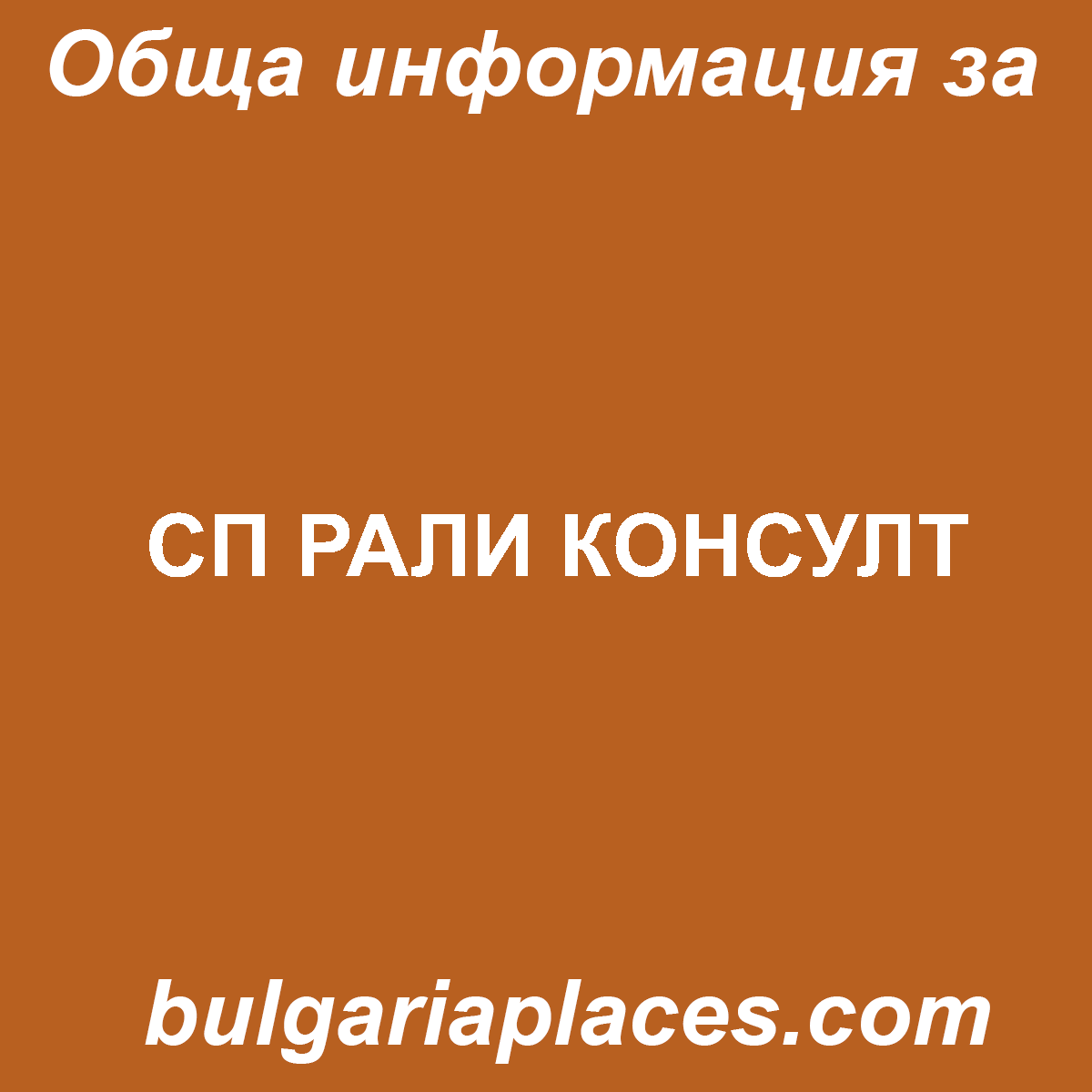 СП РАЛИ КОНСУЛТ