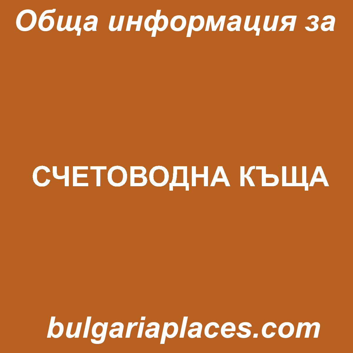 СЧЕТОВОДНА КЪЩА