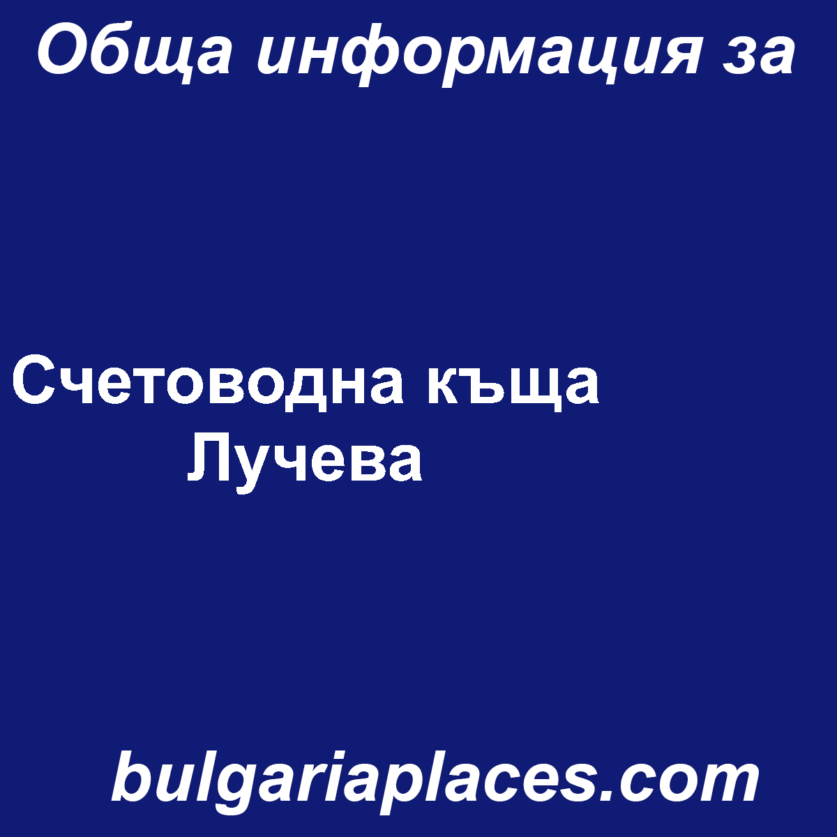 Счетоводна къща Лучева