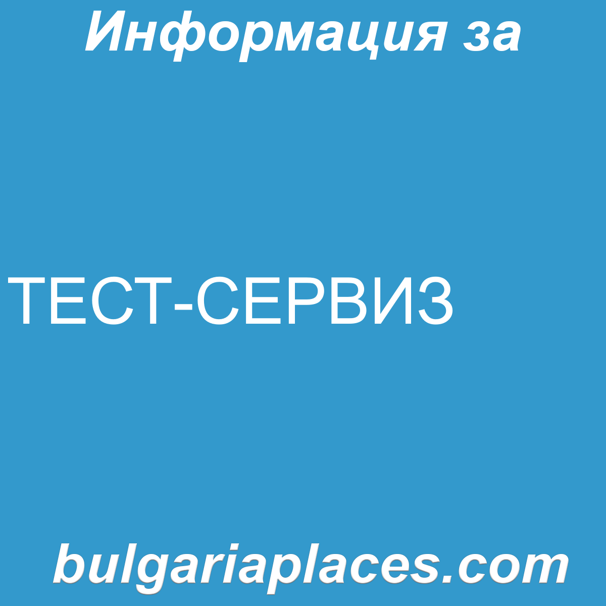 ТЕСТ-СЕРВИЗ