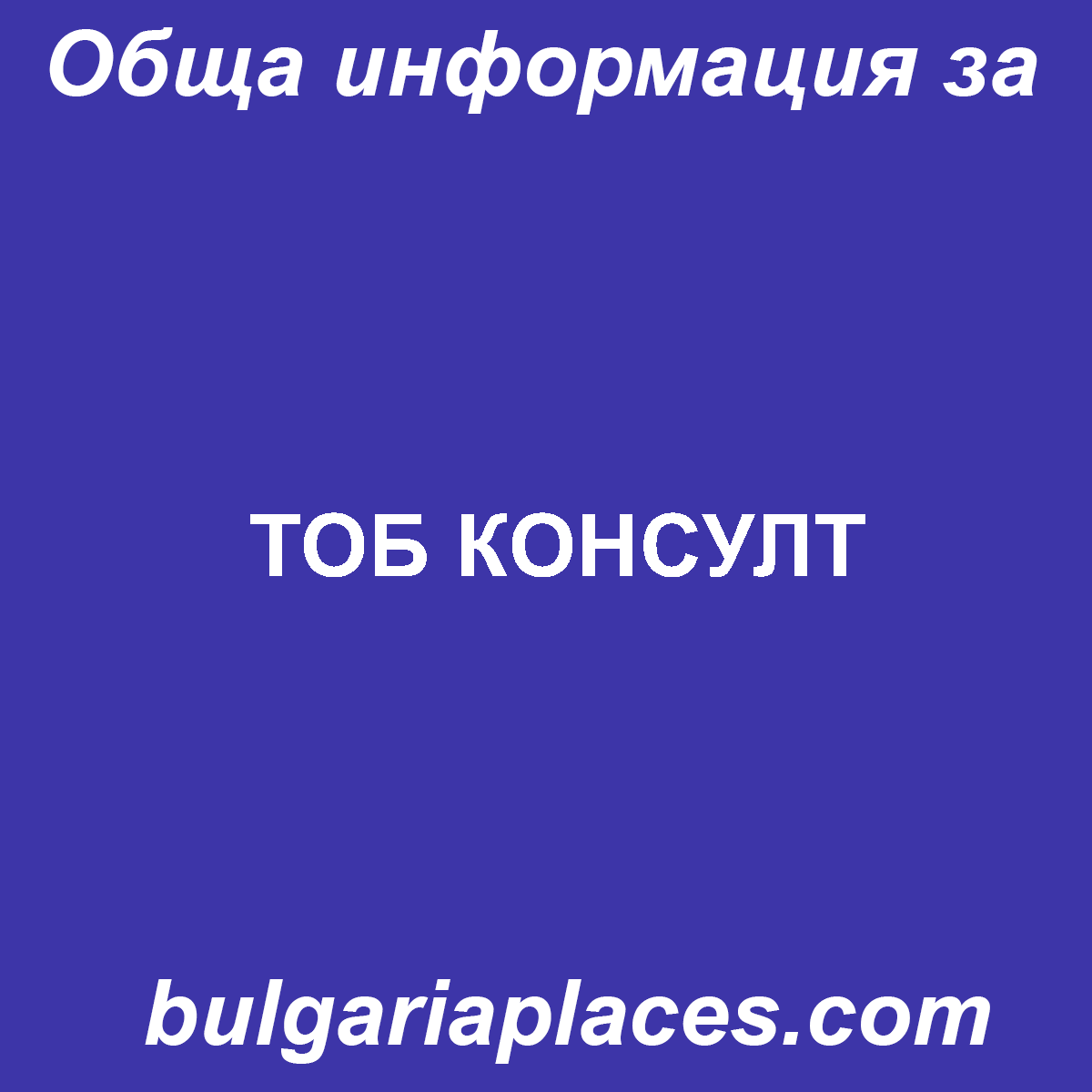 ТОБ КОНСУЛТ