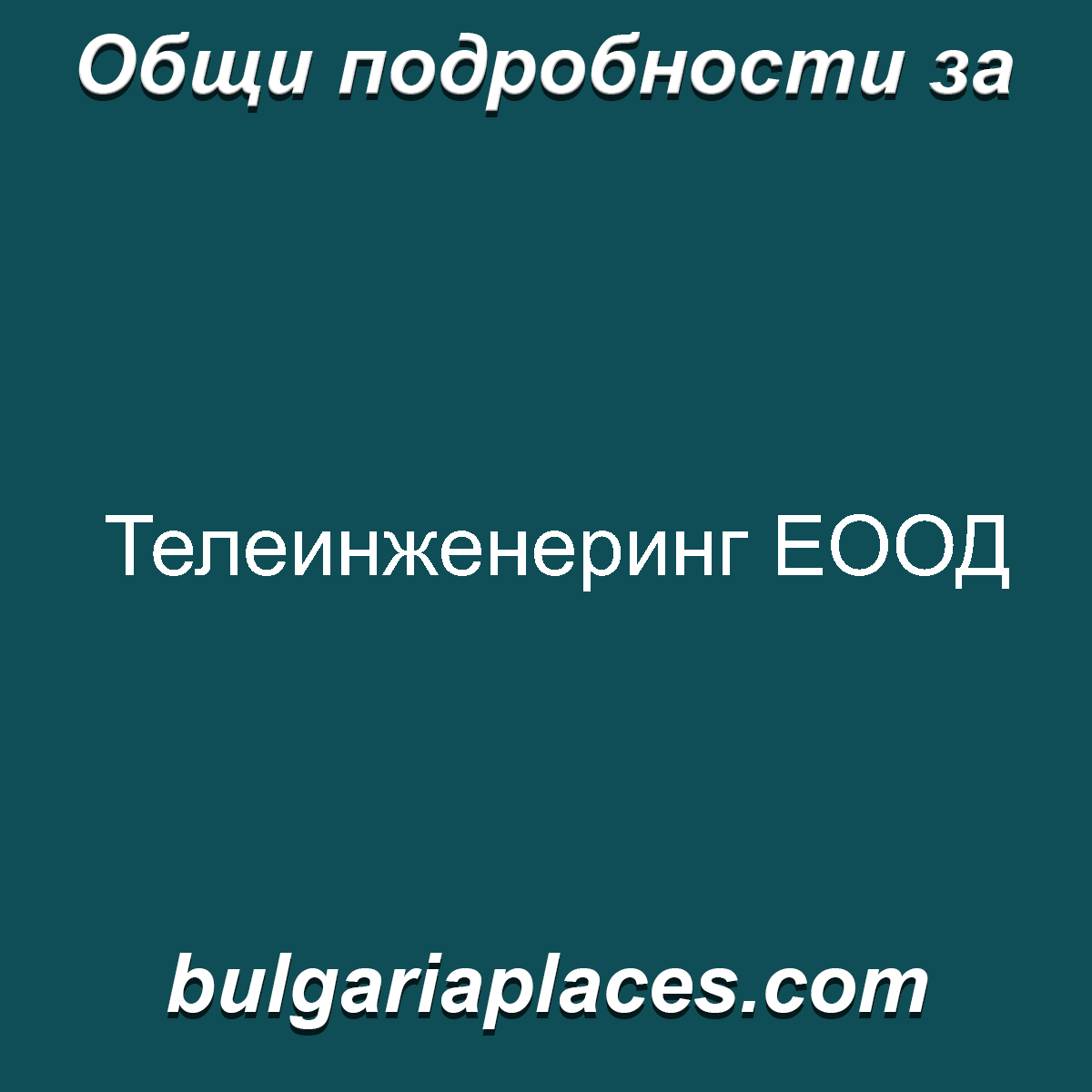 Телеинженеринг ЕООД