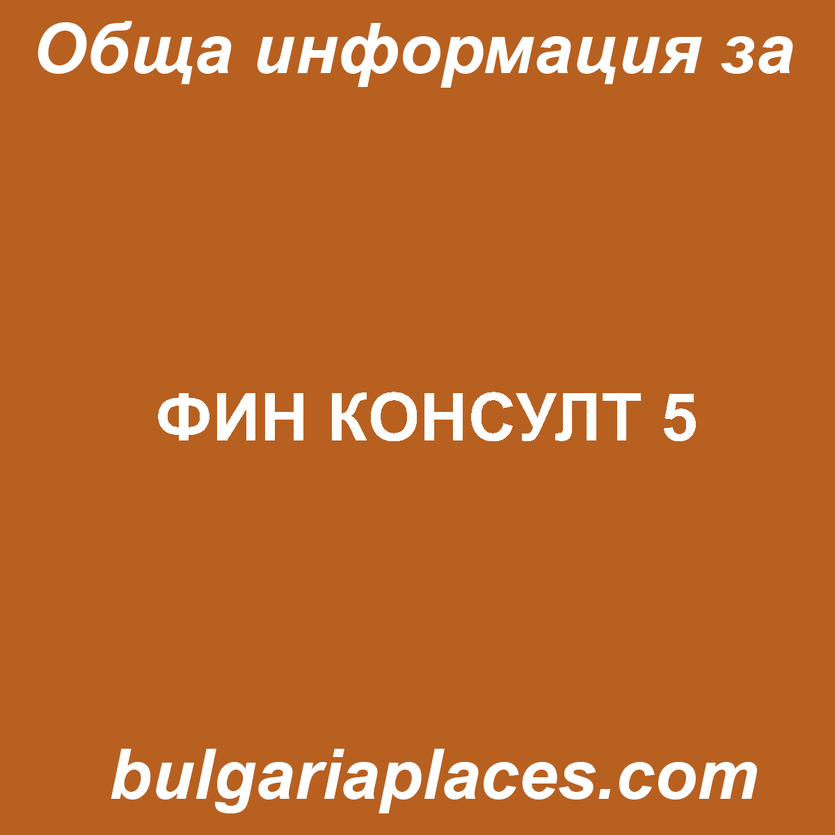 ФИН КОНСУЛТ 5