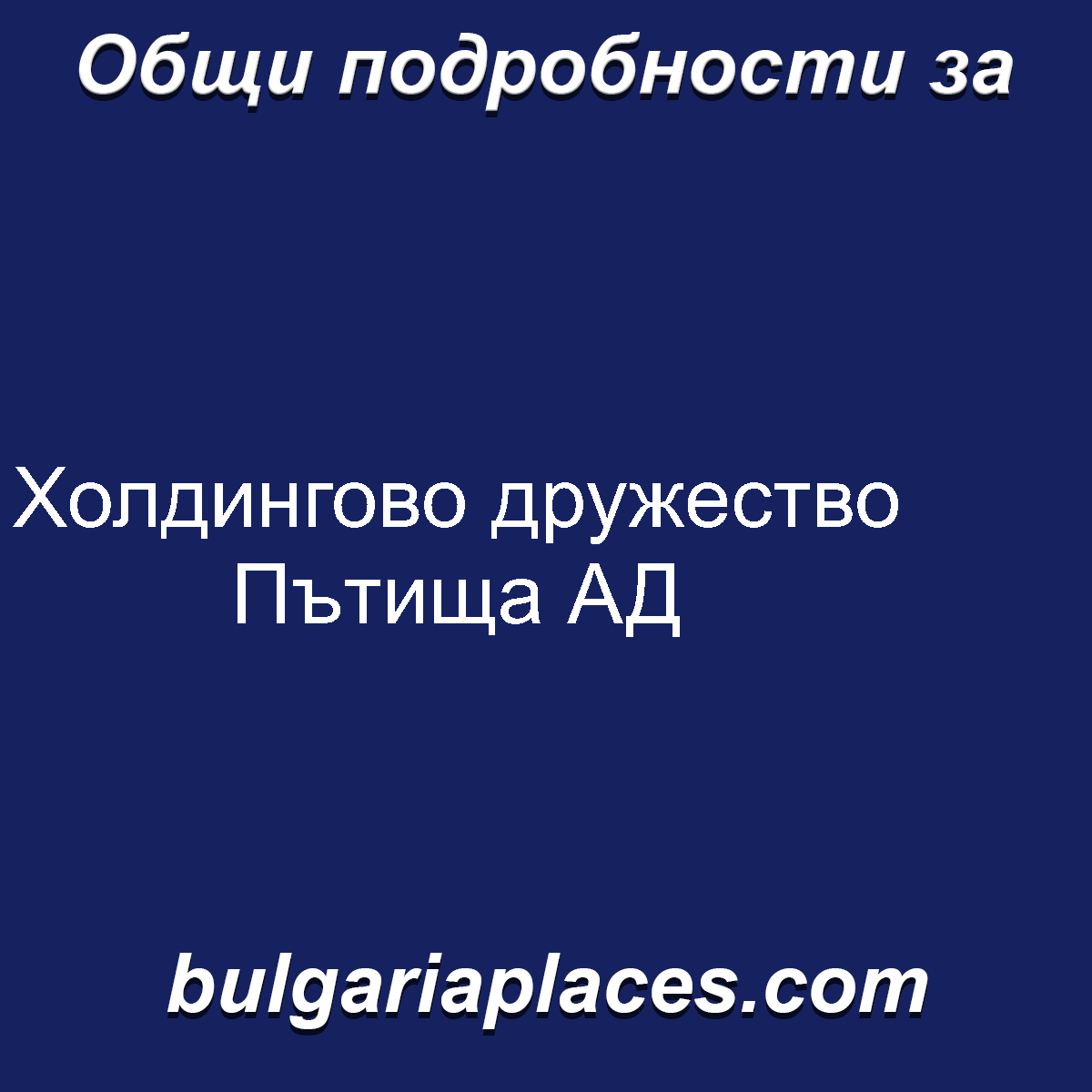 Холдингово дружество Пътища АД